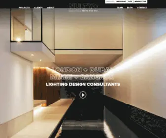 Nultylighting.co.uk(Lighting Design Consultants) Screenshot