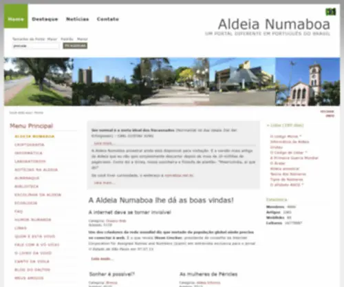 Numaboa.com.br(Aldeia Numaboa) Screenshot