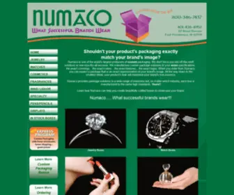 Numaco.com(Custom Packaging) Screenshot