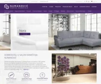Numanovic.com(Fabrika Nameštaja) Screenshot