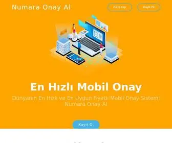 Numaraonayal.com(Numara Onay Al) Screenshot