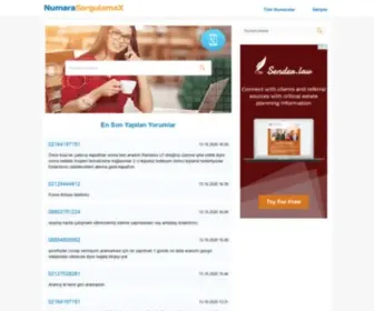 Numarasorgulamax.com(Numara Arama ve Değerlendirme) Screenshot