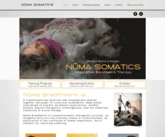 Numasomatics.com(Nūma Somatics) Screenshot