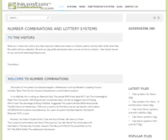 Number-Combinations.com Screenshot