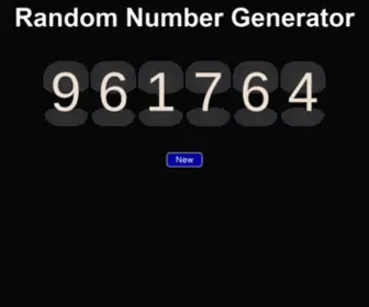 Number-Generator.net(Random Number Generator) Screenshot