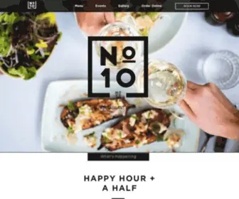 Number10Restaurantandbar.com(Restaurant) Screenshot