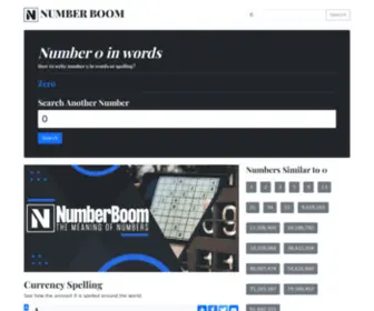 Numberboom.com(NUMBER BOOM) Screenshot