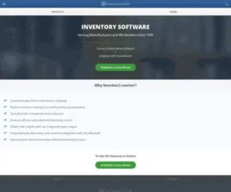 Numbercruncher.com(Quickbooks Inventory Management Software Control System) Screenshot