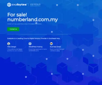 Numberland.com.my(Numberland Home) Screenshot