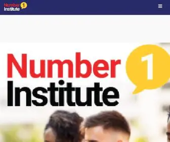Numberoneinstitute.com(1 INSTITUTE) Screenshot