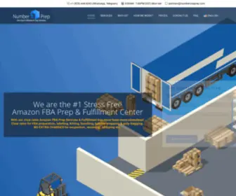 Numberoneprep.com(Amazon FBA Prep Services Center in USA) Screenshot