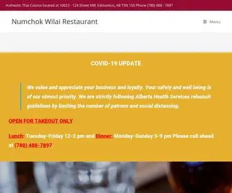 Numchokwilai.ca(Authentic Thai Cuisine) Screenshot