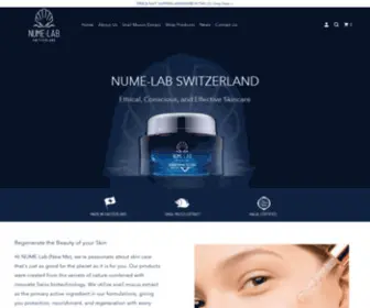 Nume-LAB.us(Premium, Ethical, Effective Skincare & Anti-Aging Products) Screenshot