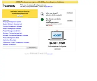 Numendevelopment.com(Numendevelopment) Screenshot