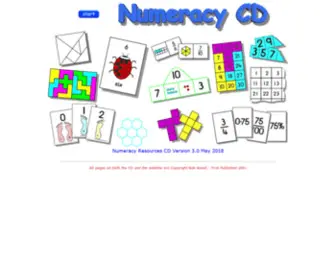 NumeracyCD.com(Numeracy Resources CD) Screenshot