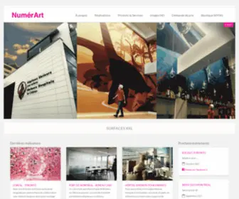 Numerart.com(Murales à la carte) Screenshot