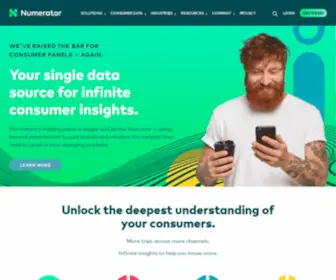 Numerator.com(Consumer Insights & Data Company) Screenshot