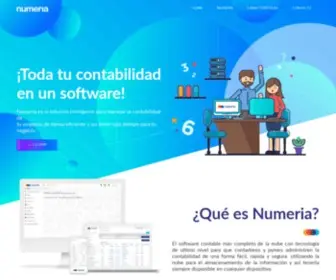 Numeria.cl(Software de contabilidad) Screenshot