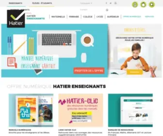Numerique-Hatier.com(Ressources numériques pour les familles) Screenshot