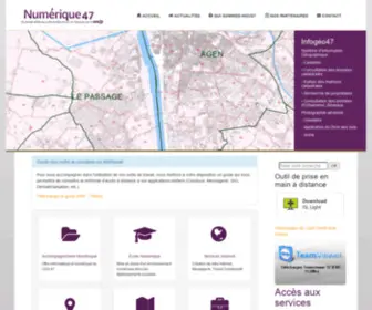 Numerique47.fr(Numérique47) Screenshot
