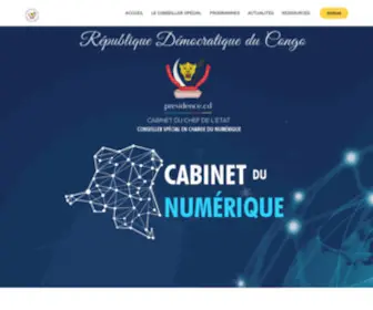 Numerique.cd(Cabinet du Numérique RDC) Screenshot