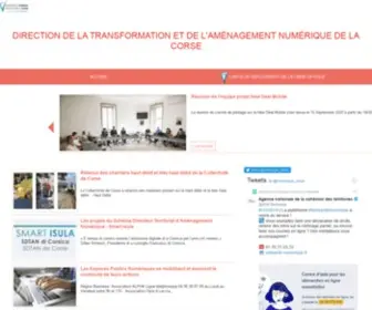 Numerique.corsica(Société de l'Information en Corse) Screenshot