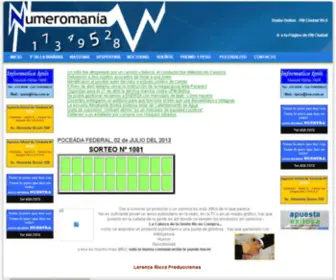 Numero-Mania.com.ar(Número) Screenshot