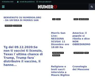 Numero6.org(La piattaforma italiana Libera by Morris San) Screenshot