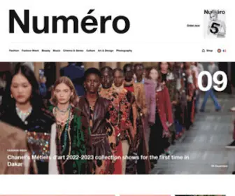 Numero.com(Numéro Magazine) Screenshot