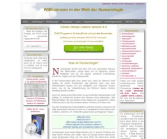 Numerologie.info(Software für berufliche und private Anwender) Screenshot