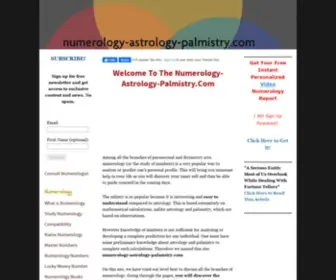 Numerology-Astrology-Palmistry.com(Free Guide) Screenshot