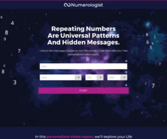 Numerologycentre.com(Numerology) Screenshot