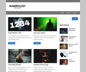 Numerologywonder.com(Numerology) Screenshot