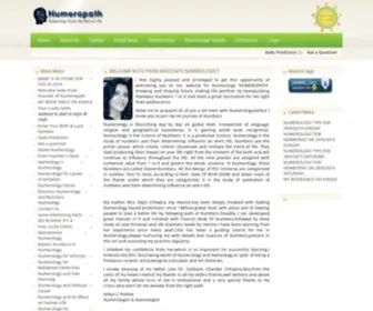Numeropath.com(Welcome at Numeropath) Screenshot