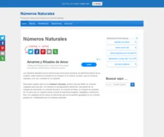 Numerosnaturales.net(Números) Screenshot