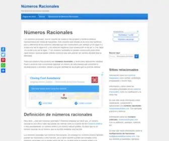 Numerosracionales.com(Numerosracionales) Screenshot