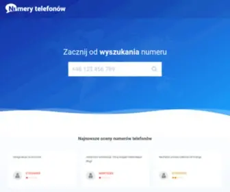 Numery-Telefonow.pl(Książka telefoniczna) Screenshot