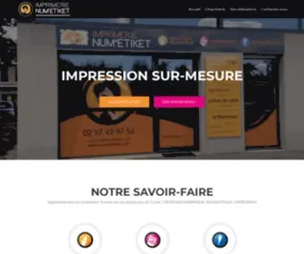 Numetiket.com(L'impression sur mesure) Screenshot