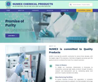 Numexchemical.com(Numex Chemical Products) Screenshot