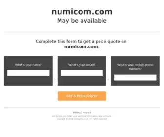 Numicom.com(Agence de communication grenoble) Screenshot