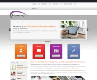 Numilogpro.com(Livres numériques) Screenshot