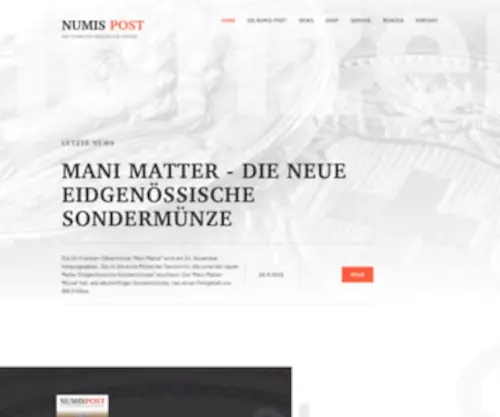 Numis-Online.ch(Münzen) Screenshot
