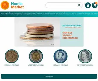 Numismarket.com.br(Numis Market) Screenshot