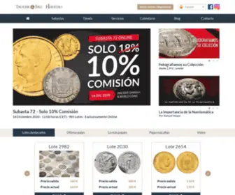 Numismaticaherrero.com(José A) Screenshot