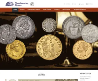 Numismaticapicena.com(NUMISMATICA PICENAz) Screenshot
