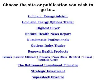 NumismaticProfessionals.com(Newsletter Sites and More) Screenshot