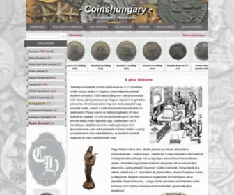 Numizmatika-Coinshungary.hu(Coinshungary) Screenshot