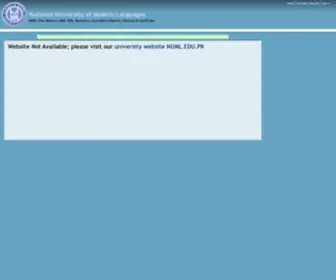 Numl.info(Online Education Website Template) Screenshot