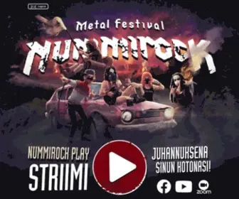 Nummirock.fi(Nummirock Metal FestivalKes) Screenshot