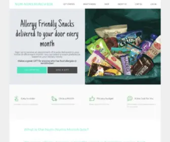 Numnumsmunchbox.com(Num-Nums Munch Box) Screenshot